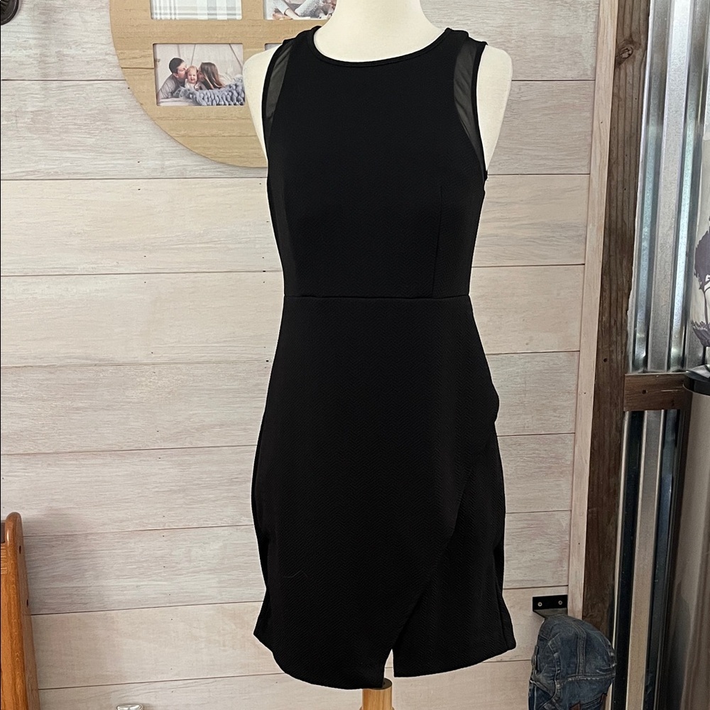 Covington Black Mini Dress S